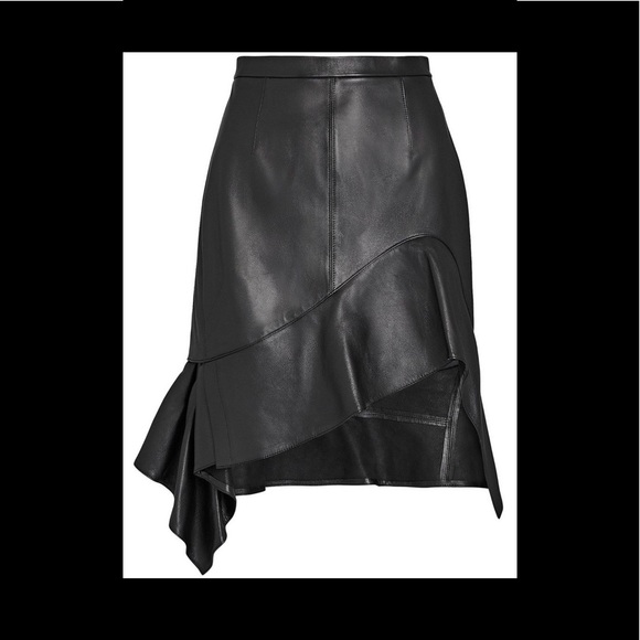 Alexander Wang deconstructed leather skirt - Picture 6 of 11